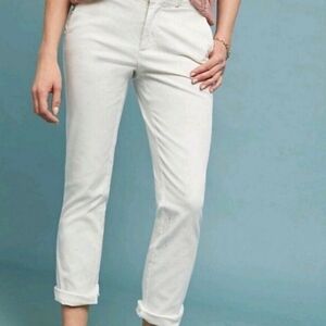 Anthropologie Chino Rainbow Funfetti Pants 24